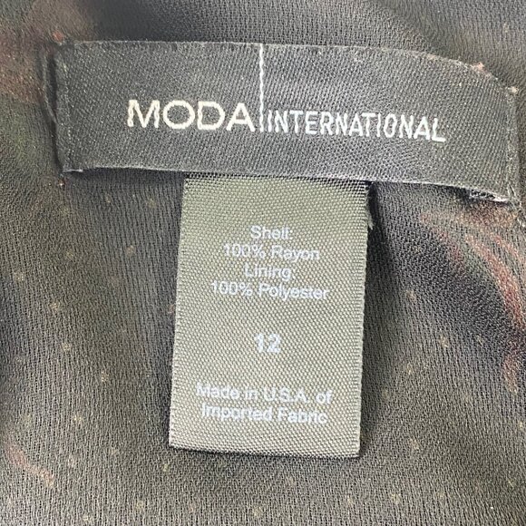 90s Y2K Moda Intl Babydoll Dress | Black Rose | USA | Fairy Grunge Whimsigoth - Picture 3 of 15